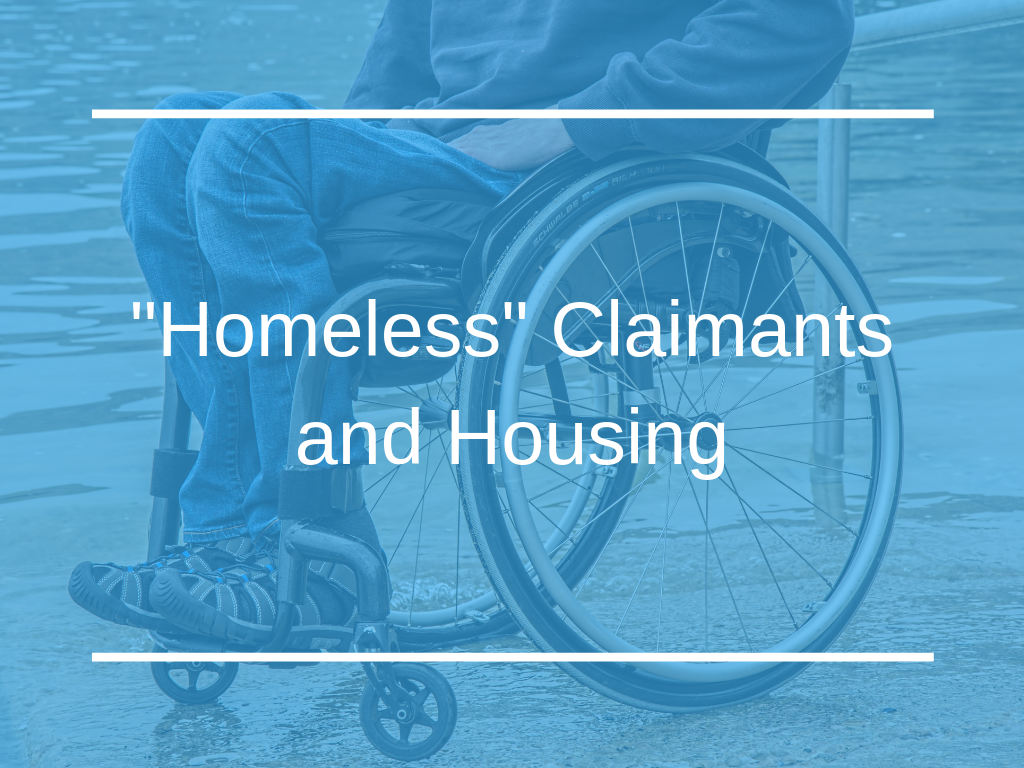 Homeless Claimants and Housing